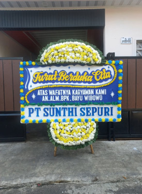Papan Bunga Duka di Kejaksaan