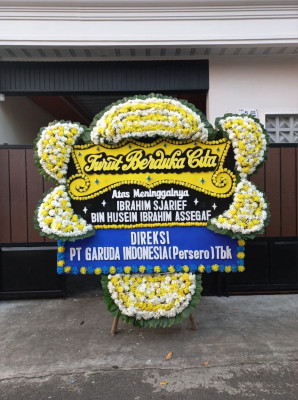 Papan Bunga Duka di Kejaksaan