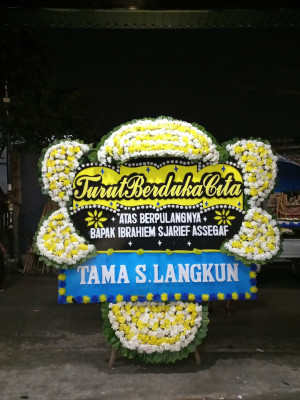 Papan Bunga Duka di Kejaksaan